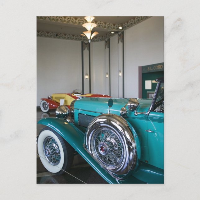 USA, Indiana, Auburn: Auburn, Cord, Duesenberg 3 Vykort (Framsida)