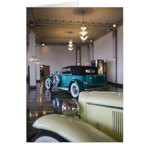 USA, Indiana, Auburn: Auburn, Cord, Duesenberg 8 Hälsningskort