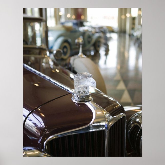 USA, Indiana, Auburn: Auburn, Cord, Duesenberg 9 Poster (Framsidan)