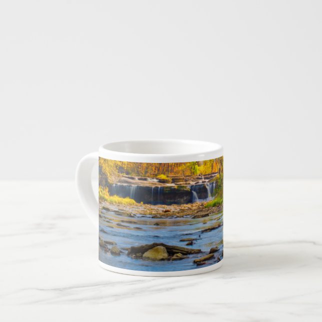 USA, Indiana. Cataract Falls State Recreation Espressomugg (Framsida vänster)