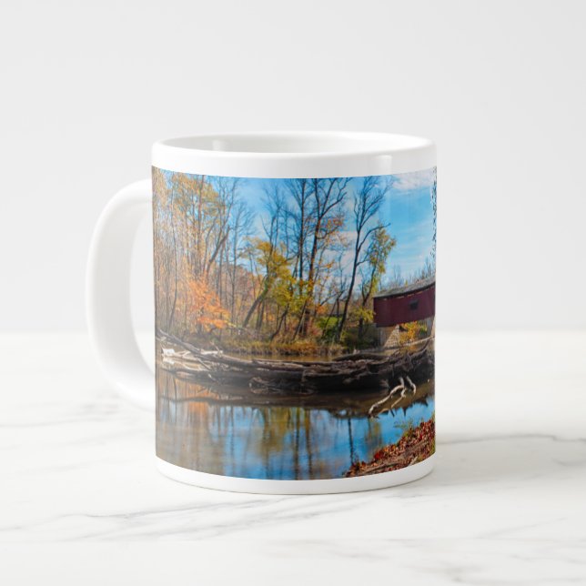 USA, Indiana, Cataract Falls State Recreation Jumbo Mugg (Framsida vänster)