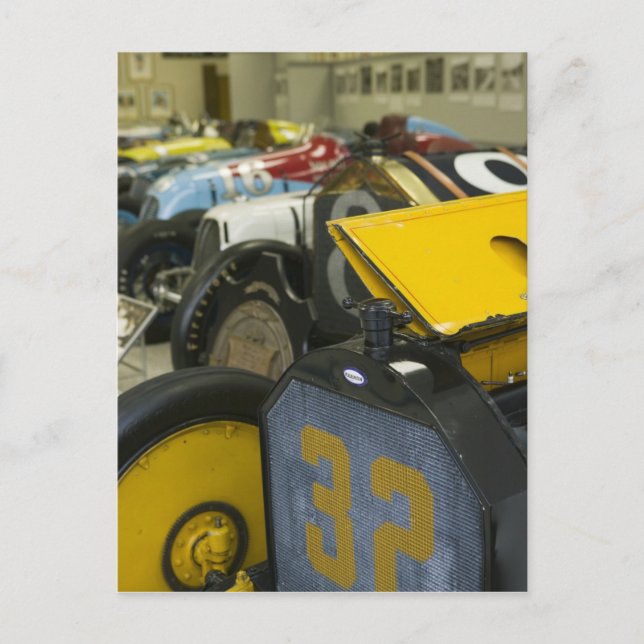 USA Indiana, Indianapolis: Indianapolis bilar 5 Vykort (Framsida)