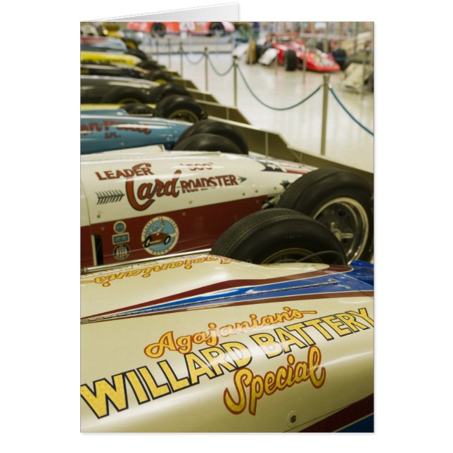 USA, Indiana, Indianapolis: Indianapolis Motor 3 Hälsningskort (Framsidan)