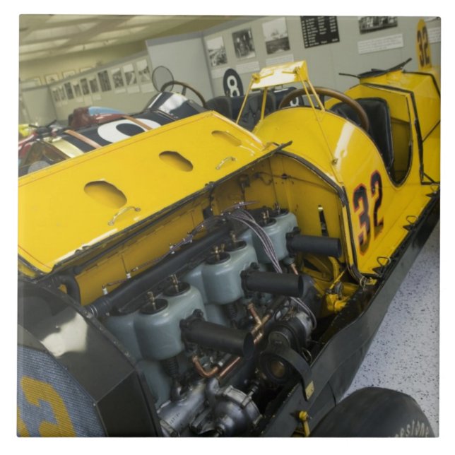 USA, Indiana, Indianapolis: Indianapolis Motor Kakelplatta (Framsidan)