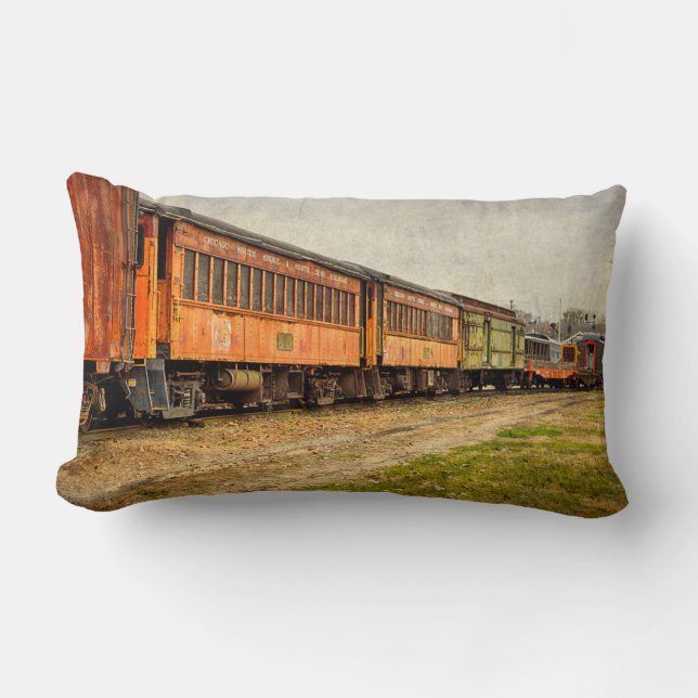 USA, Indiana. North Mudson Railroad Museum Lumbarkudde (Framsida)