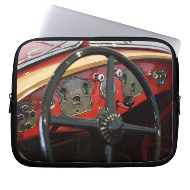 USA Indiana som är kastanjebrun: Binda med rep, Laptop Sleeve (Framsidan)