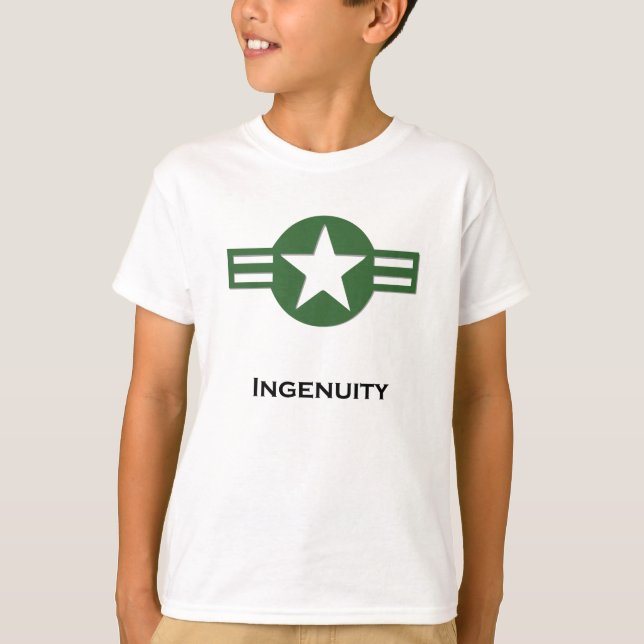 USA Ingenuity Grönt Tröja (Framsida)