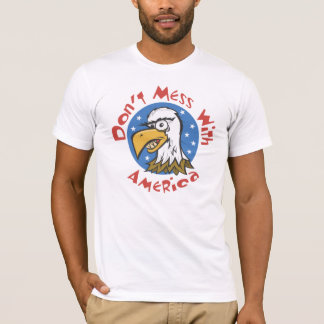 USA- inte med Amerika T-shirt