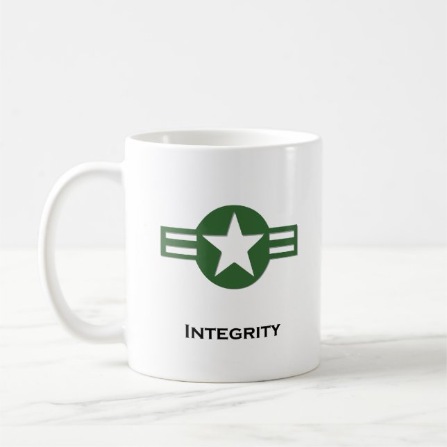USA Integrity Grönt Kaffemugg (Vänster)