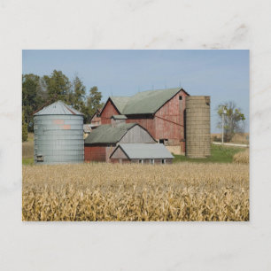 USA, IOWA, Froelich: Gammal gård Vykort