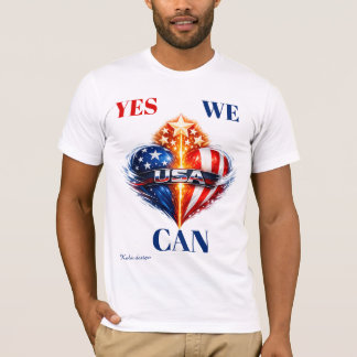 USA ja vi kan T Shirt