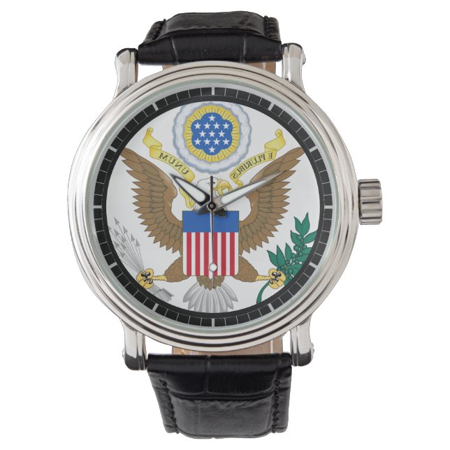 USA Jackar Arm Symbol på en Armbandsur (Framsida)
