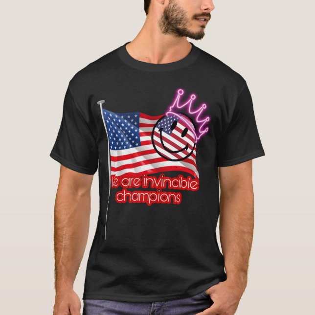 usa jämfört med England T Shirt (Framsida)
