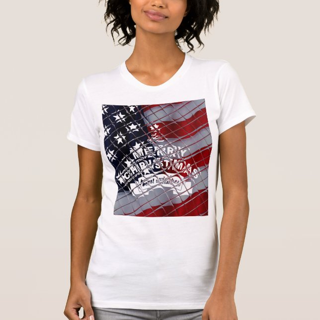 USA Jul: Frihetens Firande T Shirt (Framsida)