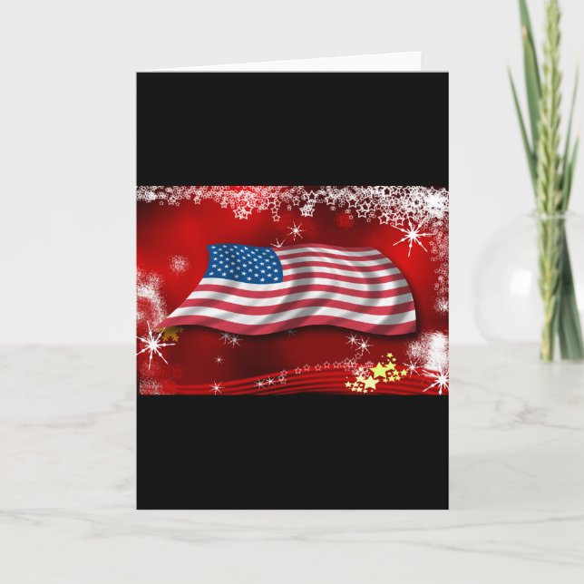 USA jul Helgkort (Framsida)