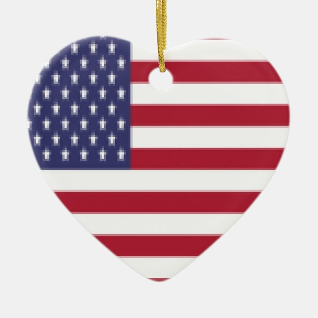 USA JULGRANSPRYDNAD KERAMIK (Framsidan)