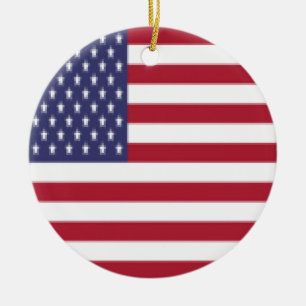 USA JULGRANSPRYDNAD KERAMIK