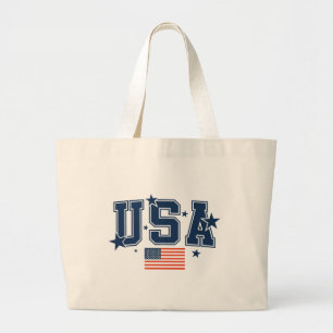 USA Jumbo Totebag Tygkasse