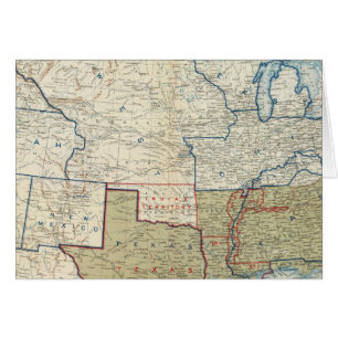 USA juni 1861 Hälsningskort