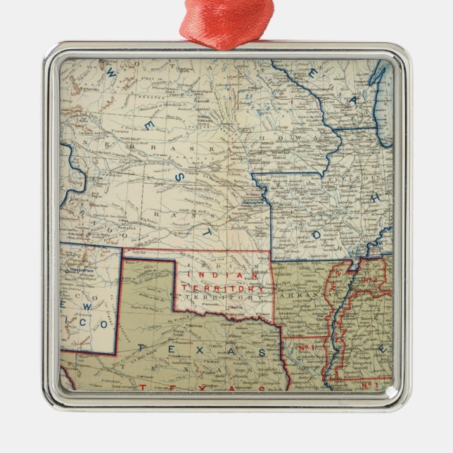 USA Juni 1861 Julgransprydnad Metall (Framsidan)