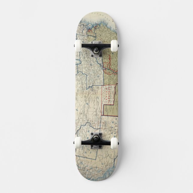 USA Juni 1861 Skateboard Bräda 20 Cm (Framsida)