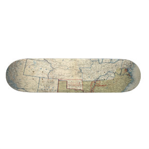 USA Juni 1861 Skateboard Bräda 20 Cm