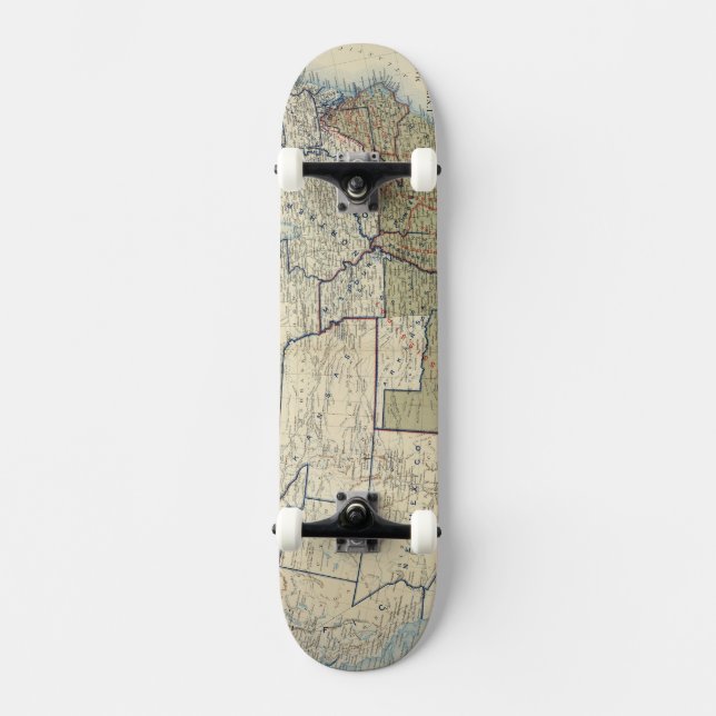 USA Juni 1864 Old School Skateboard Bräda 18 Cm (Framsida)