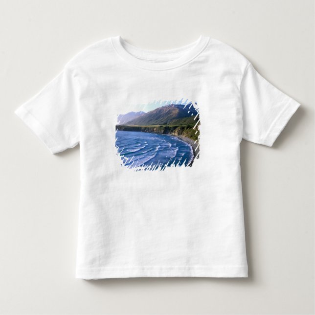 USA, Kalifornien, Big Sur, Bay längs Highway 1. T-shirt (Framsida)