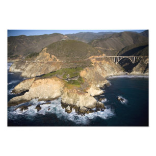 USA. Kalifornien. Big Sur. Bixby Bridge Fototryck