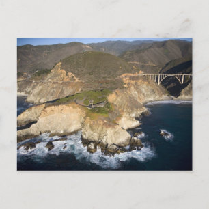 USA. Kalifornien. Big Sur. Bixby Bridge Vykort