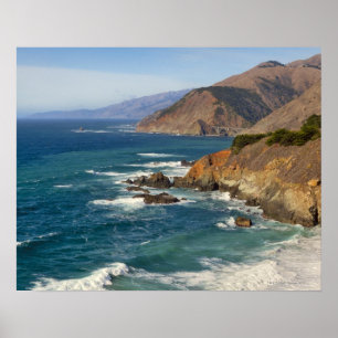 USA, Kalifornien, Big Sur Kusten Poster