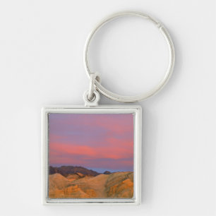 USA, Kalifornien, Death Valley NP. Solnedgången er Fyrkantig Silverfärgad Nyckelring