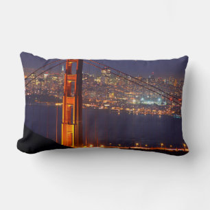 USA, Kalifornien. Golden Gate-bron nattetid Lumbarkudde
