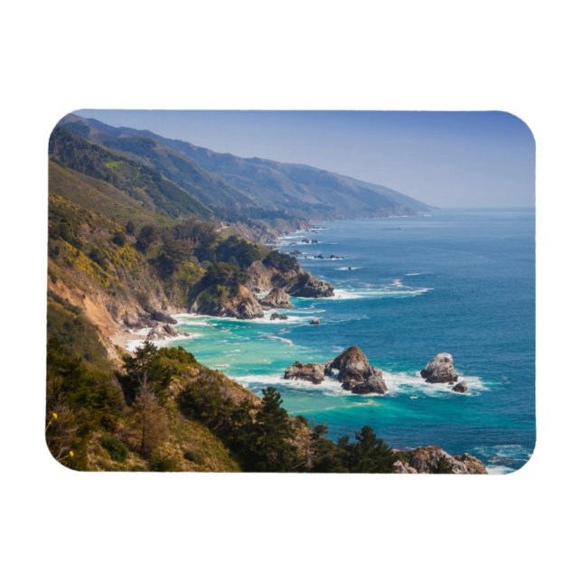 USA, Kalifornien. Kalifornien Kusten, Big Sur Magnet (Horisontell)