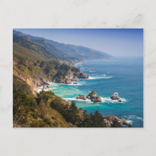 USA, Kalifornien. Kaliforniens kust, Big Sur Vykort
