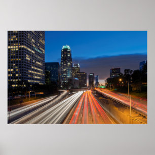USA, Kalifornien, Los Angeles, 110 Freeway 2 Poster