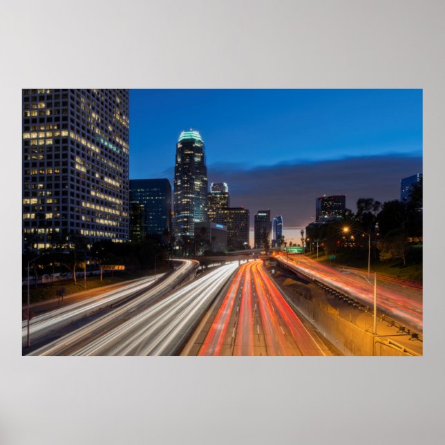USA, Kalifornien, Los Angeles, 110 Freeway 2 Poster (Framsidan)