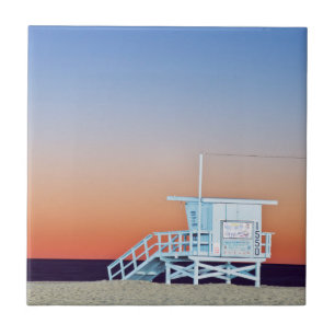 USA, Kalifornien, Los Angeles, Santa Monica Beach Kakelplatta