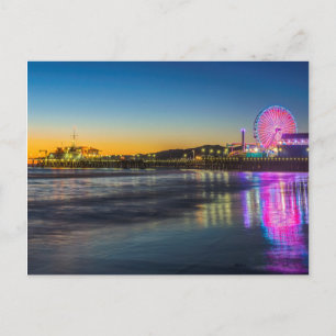 USA, Kalifornien, Los Angeles, Santa Monica Pier Vykort