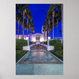 USA, Kalifornien, Los Angeles, Union Station Poster