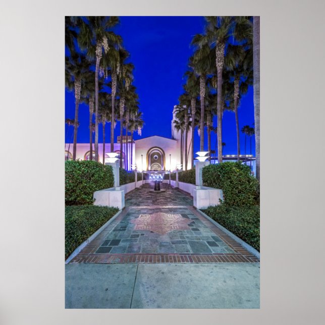 USA, Kalifornien, Los Angeles, Union Station Poster (Framsidan)