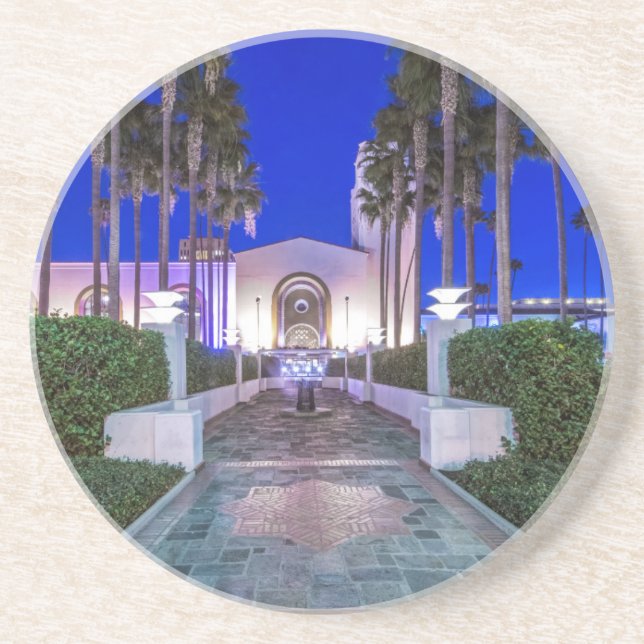 USA, Kalifornien, Los Angeles, Union Station Underlägg (Framsidan)