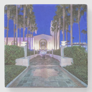 USA, Kalifornien, Los Angeles, Union Station Underlägg Sten