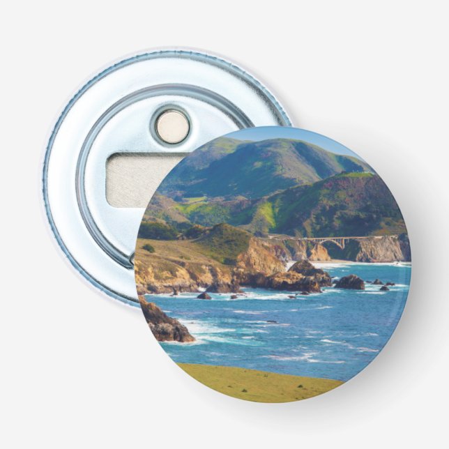 USA, Kalifornien. Panorama med Bixby Flasköppnare (Framsidan)