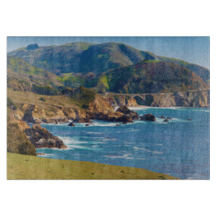 USA, Kalifornien. Panorama över Big Sur med Bixby
