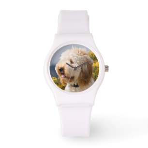 USA, Kalifornien. Porträtt av labradoodle 3 Armbandsur