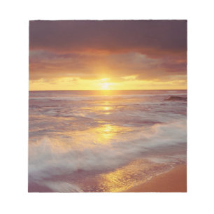 USA, Kalifornien, San Diego. Sunset Cliffs strand Anteckningsblock