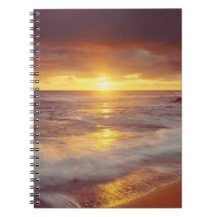 USA, Kalifornien, San Diego. Sunset Cliffs strand Anteckningsbok