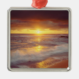 USA, Kalifornien, San Diego. Sunset Cliffs strand Julgransprydnad Metall