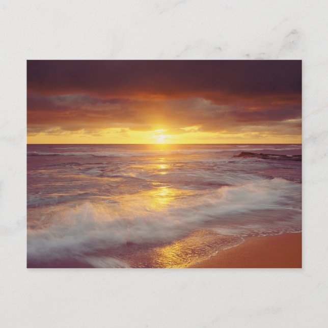 USA, Kalifornien, San Diego. Sunset Cliffs strand Vykort (Framsida)